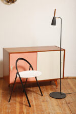 Grafitowa metalowa smukła i minimalistyczna jednopunktowa lampa podłogowa z ruchomym kloszem "Pure 10", projekt Bønnelycke MDD dla Nordlux, Dania, po 2010 roku - obrazek 11