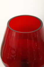 Szklany czerwony kielich/wazon, projekt Zbigniew Horbowy, Huta Szkła Gospodarczego "Sudety" w Szczytnej Śląskiej, Polska, lata 70. - obrazek 16