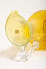 Duży szklany dzbanek "Verona" w różnych odcieniach żółtego z przezroczytym uchem, projekt Ludwik Fiedorowicz, Huta Szkła Gospodarczego "Ząbkowice" w Dąbrowie Górniczej, Polska, wzór z 1982 roku - obrazek 20