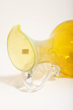 Duży szklany dzbanek "Verona" w różnych odcieniach żółtego z przezroczytym uchem, projekt Ludwik Fiedorowicz, Huta Szkła Gospodarczego "Ząbkowice" w Dąbrowie Górniczej, Polska, wzór z 1982 roku - obrazek 24