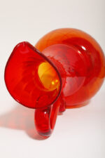 Duży szklany czerwony dzbanek "Verona", projekt Ludwik Fiedorowicz, Huta Szkła Gospodarczego "Ząbkowice" w Dąbrowie Górniczej, Polska, wzór z 1982 roku - obrazek 24