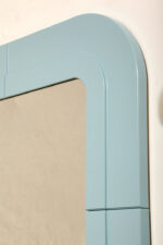 Prostokątne lustro ścienne osadzone w modułowej niebieskiej lekkiej ramie z tworzywa z zaokrąglonymi rogami, Anna Castelli Ferrieri, firma Kartell, Włochy, lata 60. - obrazek 37