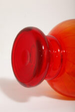 Duży szklany czerwony dzbanek "Verona", projekt Ludwik Fiedorowicz, Huta Szkła Gospodarczego "Ząbkowice" w Dąbrowie Górniczej, Polska, wzór z 1982 roku - obrazek 27