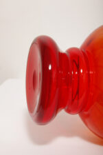 Duży szklany czerwony dzbanek "Verona", projekt Ludwik Fiedorowicz, Huta Szkła Gospodarczego "Ząbkowice" w Dąbrowie Górniczej, Polska, wzór z 1982 roku - obrazek 28