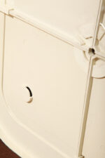 Prostokątne lustro ścienne osadzone w modułowej niebieskiej lekkiej ramie z tworzywa z zaokrąglonymi rogami, Anna Castelli Ferrieri, firma Kartell, Włochy, lata 60. - obrazek 64