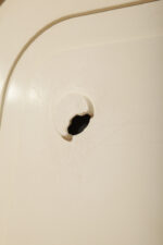 Prostokątne lustro ścienne osadzone w modułowej niebieskiej lekkiej ramie z tworzywa z zaokrąglonymi rogami, Anna Castelli Ferrieri, firma Kartell, Włochy, lata 60. - obrazek 68