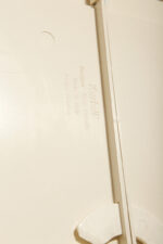 Prostokątne lustro ścienne osadzone w modułowej niebieskiej lekkiej ramie z tworzywa z zaokrąglonymi rogami, Anna Castelli Ferrieri, firma Kartell, Włochy, lata 60. - obrazek 73