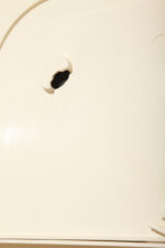 Prostokątne lustro ścienne osadzone w modułowej niebieskiej lekkiej ramie z tworzywa z zaokrąglonymi rogami, Anna Castelli Ferrieri, firma Kartell, Włochy, lata 60. - obrazek 70