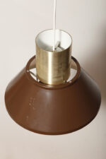 Nieduża jednopunktowa brązowo złota lampa wisząca/sufitowa 'LIFE", projekt Jo Hammerborg dla Fog & Mørup, Dania, lata 70. - obrazek 21