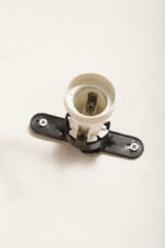 Jednopunktowa okrągła lakierowana na biało w połysku aluminiowa lampa ścienna/kinkiet, Space Age, firma Biffi, Włochy - obrazek 38