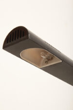 Czarna minimalistyczna jednopunktowa lampa biurkowa ze ściemniaczem "Abele" z metalu i tworzywa, projekt Gianfranco Frattini dla firmy Luci illuminazione (Lucitalia), Włochy, wzór z 1979 roku - obrazek 41