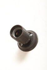 Duża jednopunktowa okrągła lakierowana na czerwono w połysku aluminiowa lampa ścienna/kinkiet, Space Age, Włochy, lata 70 - obrazek 65