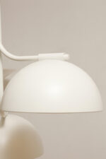 Duża metalowa biała trzypunktowa lampa wisząca/sufitowa "Tullio 3", Anker Studio dla Nordlux, Dania, około 2020 rok - obrazek 21