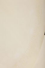 Masywny i ciężki stolik kawowy/ pomocnik typu "Tulip" z okrągłym kamiennym/marmurowym blatem na metalowej rozszerzającej się do dołu nodze w stylu projektów Eero Saarinena, Space Age, Włochy, lata 70. - obrazek 35