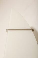 Bardzo duża (70 cm) dwupunktowa lampa ścienna/kinkiet w kształcie półksiężyca ze szklanym matowym mlecznobiałym dwuwarstwowym kloszem, Metal-Lux, Włochy, około 2000 roku - obrazek 25