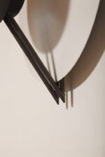 Okrągła metalowa jednopunktowa biało-czarna lampa ścienna/kinkiet, Model Vega 3365/33, projekt Luciano Cesaro i Fabio Amico dla firmy Tre Ci Luce, Włochy, wzór z 1985 roku - obrazek 28