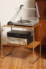 Czarna matowa jednopunktowa metalowa lampa biurkowa "Meridiana" z ruchomym ramieniem i kloszem, projekt Paolo Piva dla Stefano Cevoli, Włochy, wzór z 1983 roku - obrazek 40