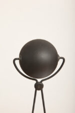 Czarna matowa jednopunktowa metalowa lampa biurkowa "Meridiana" z ruchomym ramieniem i kloszem, projekt Paolo Piva dla Stefano Cevoli, Włochy, wzór z 1983 roku - obrazek 44