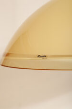 Jednopunktowa bardzo duża (65 cm) lampa wisząca/sufitowa "Baobab" XXL z tworzywa w odcieniach jasno kremowego i żołtego, projekt Franco Bresciani dla Harvey Guzzini/iGuzzini/Guzzini/Meblo, Space Age lata 70. - obrazek 7