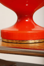 Duża jednopunktowa pomarańczowa szklana dwuwarstwowa lampa biurkowa/nocna TYP M 2/3, Štepán Tabery dla OPP Jihlava, Czechosłowacja, lata 70. - obrazek 26