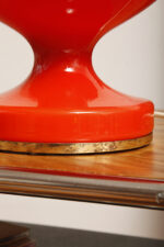 Duża jednopunktowa pomarańczowa szklana dwuwarstwowa lampa biurkowa/nocna TYP M 2/3, Štepán Tabery dla OPP Jihlava, Czechosłowacja, lata 70. - obrazek 29