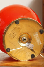 Duża jednopunktowa pomarańczowa szklana dwuwarstwowa lampa biurkowa/nocna TYP M 2/3, Štepán Tabery dla OPP Jihlava, Czechosłowacja, lata 70. - obrazek 30