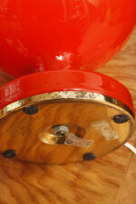 Duża jednopunktowa pomarańczowa szklana dwuwarstwowa lampa biurkowa/nocna TYP M 2/3, Štepán Tabery dla OPP Jihlava, Czechosłowacja, lata 70. - obrazek 32