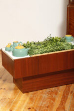 Zielono żółty ceramiczny serwis do kawy/herbaty w stylu Memphis dla czterech osób, projekt Massimo Iosa Ghini dla Naj Oleari, Włochy, lata 80. - obrazek 11