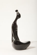 Porcelanowa czarno-biała figurka „Sudanka” w stylu Polish New Look, projekt Henryk Jędrasiak, Zakład Porcelany Stołowej „Wałbrzych” w Wałbrzychu, Polska, wzór z 1958 roku - obrazek 14