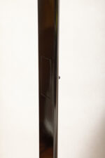 Smukła wysoka metalowa minimalistyczna, jednopunktowa, świecąca do góry postmodernistyczna cała czarna lampa podłogowa ze ściemniaczem "Ignazio", Gianfranco Frattini dla Luci illuminazione (Lucitalia), Włochy, wzór z 1979 roku - obrazek 38