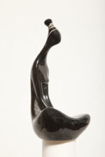 Porcelanowa czarno-biała figurka „Sudanka” w stylu Polish New Look, projekt Henryk Jędrasiak, Zakład Porcelany Stołowej „Wałbrzych” w Wałbrzychu, Polska, wzór z 1958 roku - obrazek 10