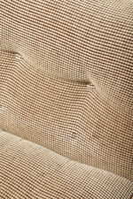 Niski fotel/mała sofa "Amanta" z konstrukcją z brązowego tworzywa i poduchami pokrytymi materiałem w kratkę w kolorze biszkoptowym, projekt Mario Bellini dla B&B Italia, lata 70. - obrazek 31
