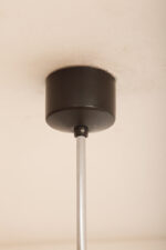 Trzypunktowa metalowa lampa wisząca/sufitowa ruchomymi żółtymi kloszami, projekt Josef Hůrka dla Napako, Czechosłowacja, lata 60. - obrazek 29